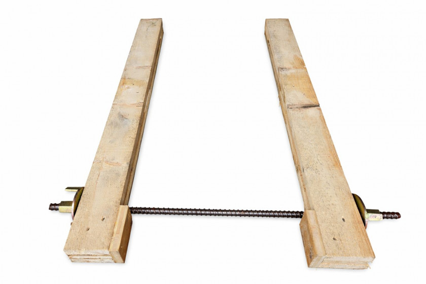 Sada bednění ztužujiciho věnce - bednící spínácí tyč 75cm + 2x čtvercová matice k bednění 120mm photo