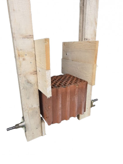 Sada bednění ztužujiciho věnce - bednící spínácí tyč 100cm + 2x čtvercová matice k bednění 120mm photo